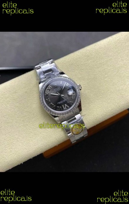 Rolex Super Clone Datejust 31MM Grey Dial Oyster Super Clone Watch