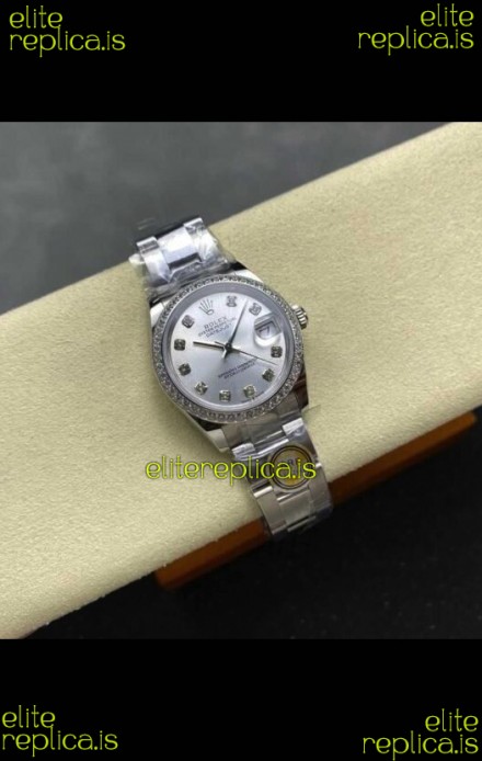 Rolex Super Clone Datejust 31MM Steel Dial Oyster Super Clone Watch