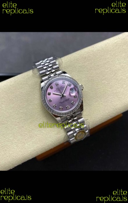 Rolex Super Clone Datejust 31MM Pink Dial Jubilee Super Clone Watch