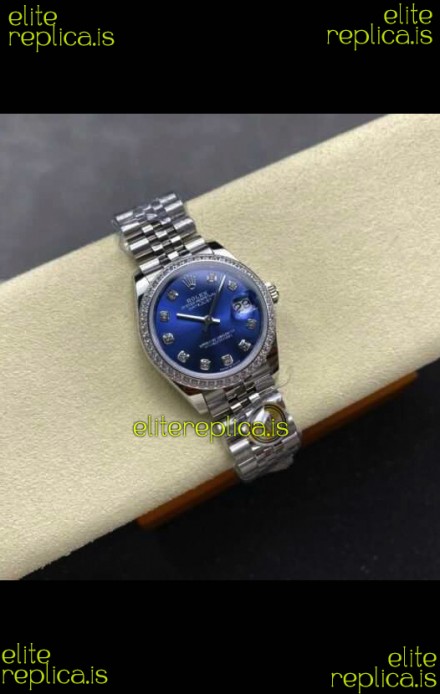 Rolex Super Clone Datejust 31MM Blue Dial Jubilee Super Clone Watch 
