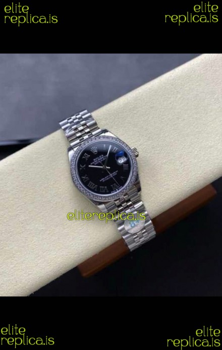 Rolex Super Clone Datejust 31MM Black Dial Steel Case Super Clone Watch 