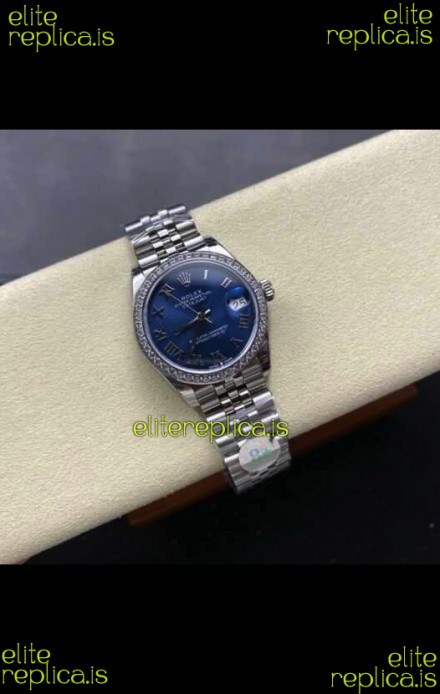 Rolex Super Clone Datejust 31MM Navy Blue Dial Super Clone Watch 