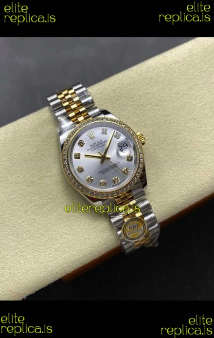 Rolex Super Clone Datejust 31MM Steel Dial Yellow Gold Super Clone Watch 