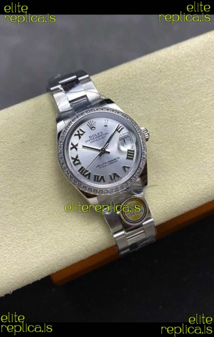 Rolex Super Clone Datejust 31MM White Dial Oyster Super Clone Watch 