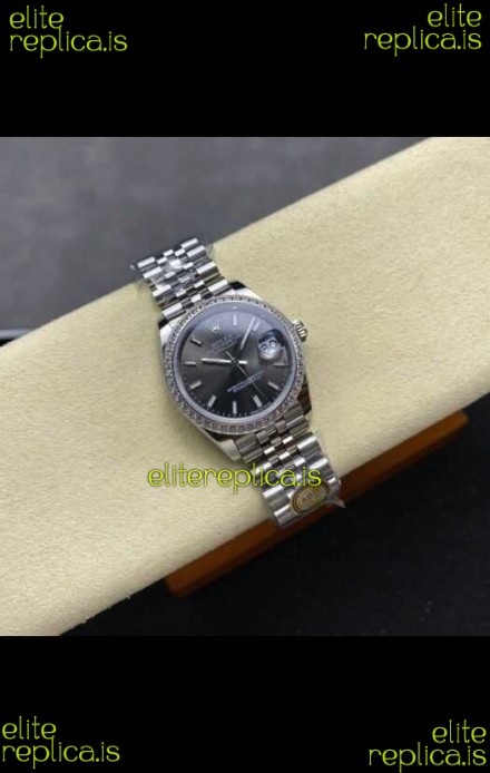 Rolex Super Clone Datejust 31MM Grey Dial Jubilee Super Clone Watch