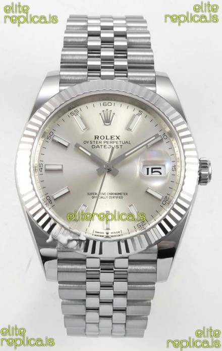 Datejust Super Clone 126334 Steel Dial 41MM FREE SPRUNG MVMNT 3235 Watch 