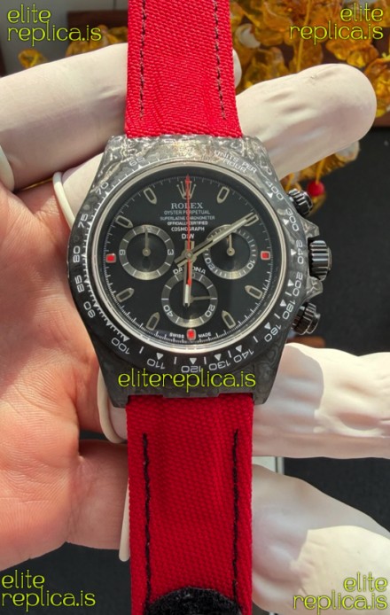 Rolex Daytona DiW Black Carbon Fiber Super Clone Watch 