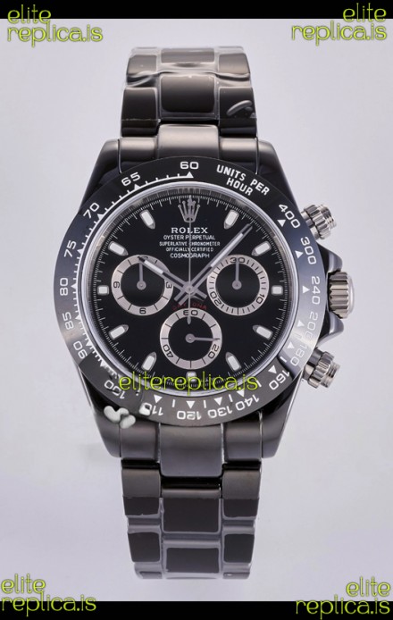 Rolex Daytona AET Black Ceramic 4130 Movment Super Clone Watch 