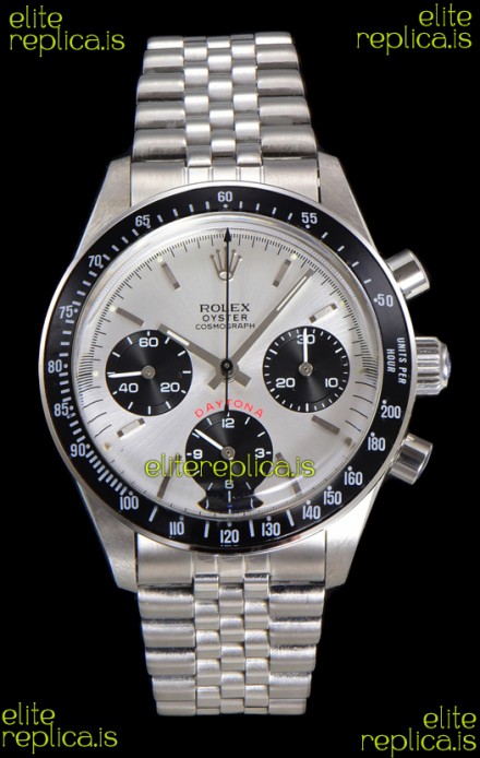 Rolex Daytona Paul Newman 37MM Steel Dial Manual Wind Super Clone Watch 