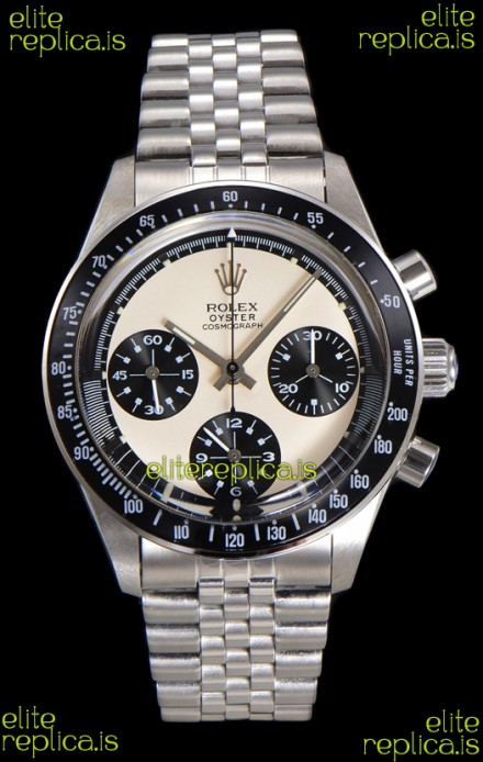 Rolex Daytona Paul Newman 37MM Cream Dial Manual Wind Super Clone Watch 