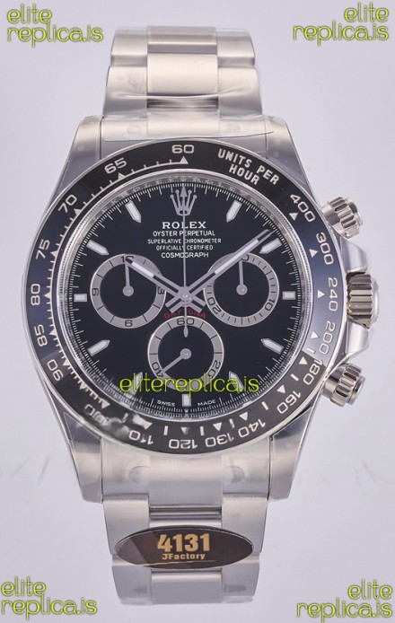 Rolex Daytona 126500 Black Dial Stick Markers FREE SPRUNG MVMT Super Clone Watch 
