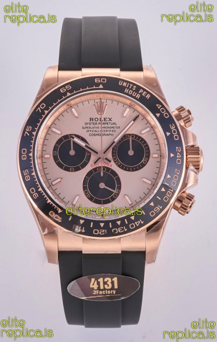 Rolex Daytona 126515 Rose Gold Dial Stick Markers FREE SPRUNG MVMT Super Clone Watch 
