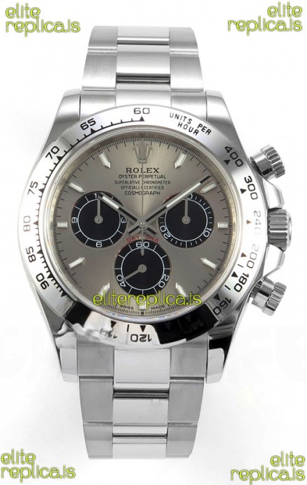 Rolex Daytona 126509 Silver Dial Stick Markers FREE SPRUNG MVMT Super Clone Watch 
