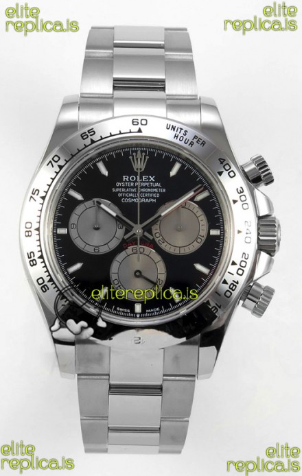 Rolex Daytona 126509 Black Dial Stick Markers FREE SPRUNG MVMT Super Clone Watch 
