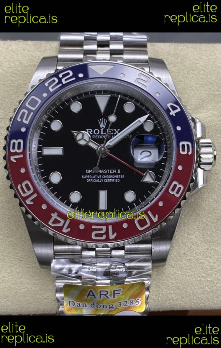 GMT Masters 126710BLRO Pepsi Cal.3285 FREE SPRUNG MVMNT Super Clone 
