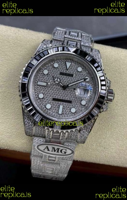 Rolex Submariner 116610 Iced Out Edition 1 Swiss Replica Watch 
