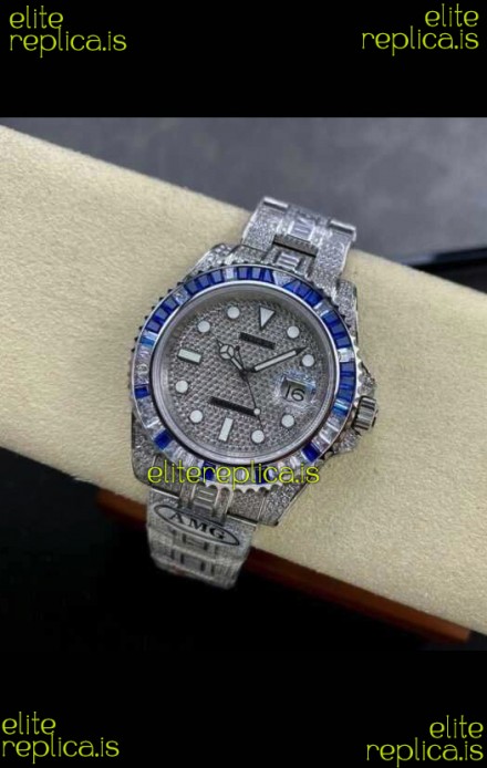 Rolex Submariner 116610 Iced Out Edition 4 Swiss Replica Watch 