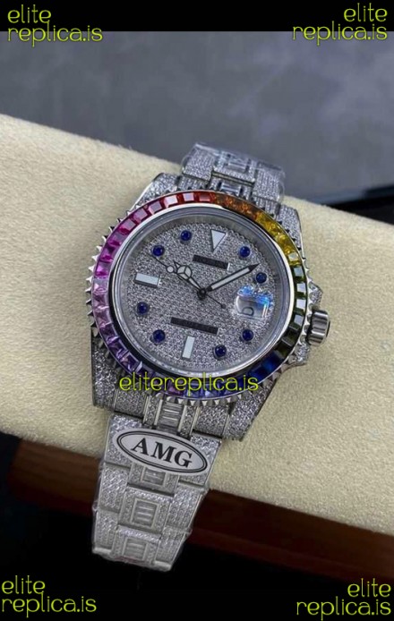 Rolex Submariner 116610 Iced Out Edition 9 Swiss Replica Watch 