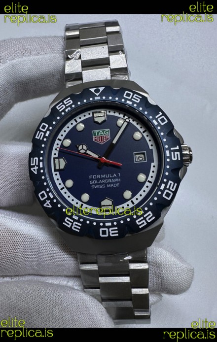 Tag Heuer Formula 1 Blue Dial Automatic Movement Japanese Replica Watch 