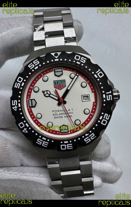 Tag Heuer Formula 1 White Dial Automatic Movement Japanese Replica Watch 