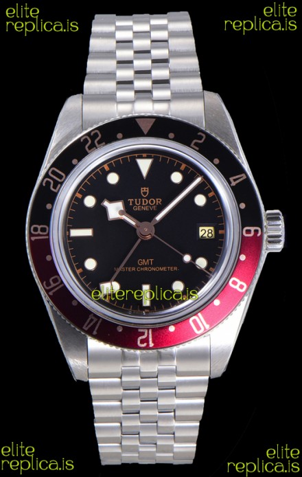Tudor Black Bay GMT Red Dial Watch Blacl/Red Bezel Jubilee Super Clone Watch 