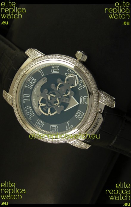 Ulysse Nardin Dual Escapement Japanese Watch in Grey Dial