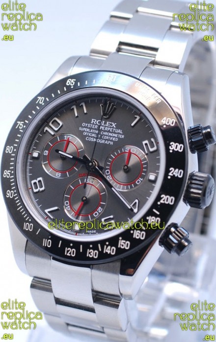 Rolex Project X Daytona Limited Edition Series II Cosmograph MonoBloc Cerachrom Swiss Watch in Grey Dial