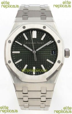 Royal Oak 15510 Green Dial FREE SPRUNG MVMNT Super Clone Watch 