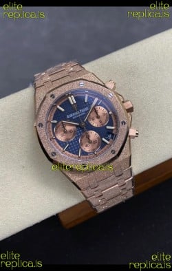 Royal Oak Chrono 26240 Frosted Rose Gold Super Clone Watch