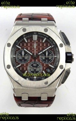 Royal Oak Offshore Chronograph 26420 Brown Dial Super Clone Watch 