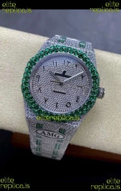 Royal Oak 15400 Iced Out Super Clone Edition 12 Super Clone Watch 