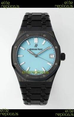 Royal Oak 15500 Tiffany Blue Dial Ceramic Super Clone Watch 