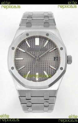 Royal Oak 15510 41mm Grey Dial 904L Steel Strap Super Clone Watch 