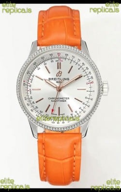 Navitimer Automatic 36 Steel Dial Steel Casing Super Clone Watch 