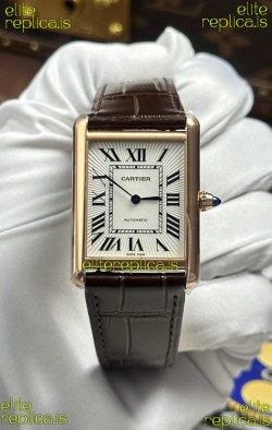 Cartier Tank Louis Automatic 27mm in Yellow Gold Super Clone Watch 