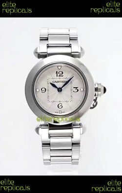 Pasha De Cartier Steel Casing Watch 30MM Super Clone Watch 