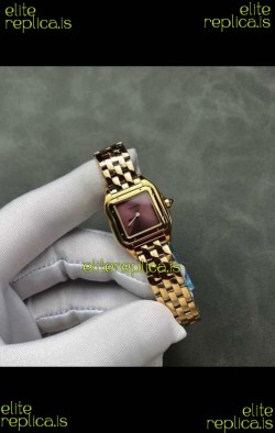 PANTHERE de Cartier 22MM Red Dial Super Clone Watch 