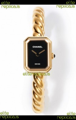 Chanel Premiere Galon Gold Swiss Quartz Watch 