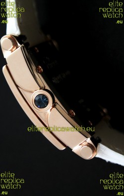 Chopard Happy Sport Swiss Replica Watch in Pink Strap