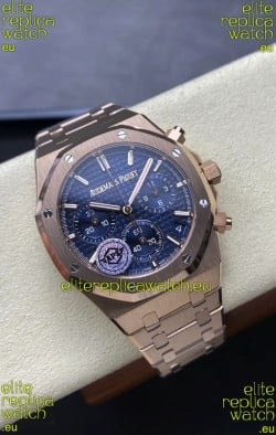 Audemars Piguet Royal Oak Super Clone - Blue Dial Rose Gold Casing 41MM