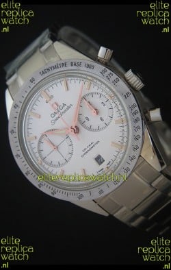 Omega Speedmaster 57 Co-Axial Chronograph in Pink Gold Markers Swiss Watch