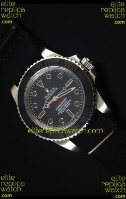 Rolex Submariner Stealth MK IV Stainless Steel Swiss Replica Watch Black Hour Markers