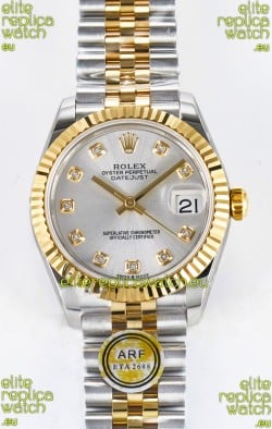 Rolex Super Clone Datejust ETA 2688 Movement 31MM Two Tone Yellow Gold Steel Dial