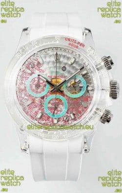 Rolex Daytona AET Remould XMAS Sapphires Casing 1:1 Swiss Replica Watch 