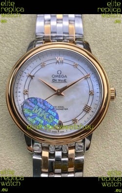 Omega De-Ville Two Tone Rose Gold Casing 1:1 Mirror Replica 33MM 