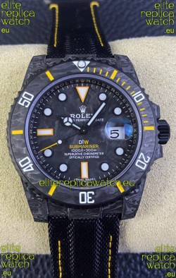 Rolex Submariner DiW Carbon Fiber Edition Swiss Replica Watch - 1:1 Mirror Replica