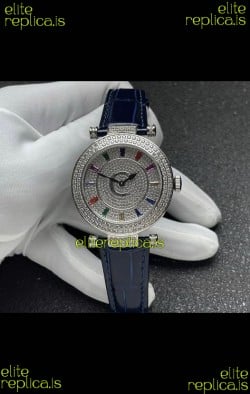 Franck Muller Double Mystery Swiss Quartz Watch in Steel Casing