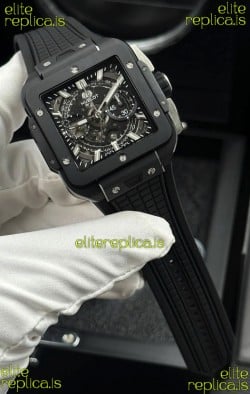 Hublot Square Bang Unico Black Magic Ceramic Super Clone Watch 