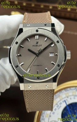 Hublot Classic Fusion Titanium Taupe Dial 42MM Super Clone Watch 