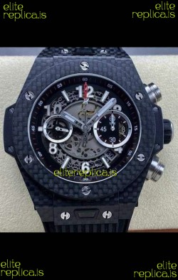Hublot Big Bang Unico Carbon Fiber Watch 45MM Super Clone Watch 